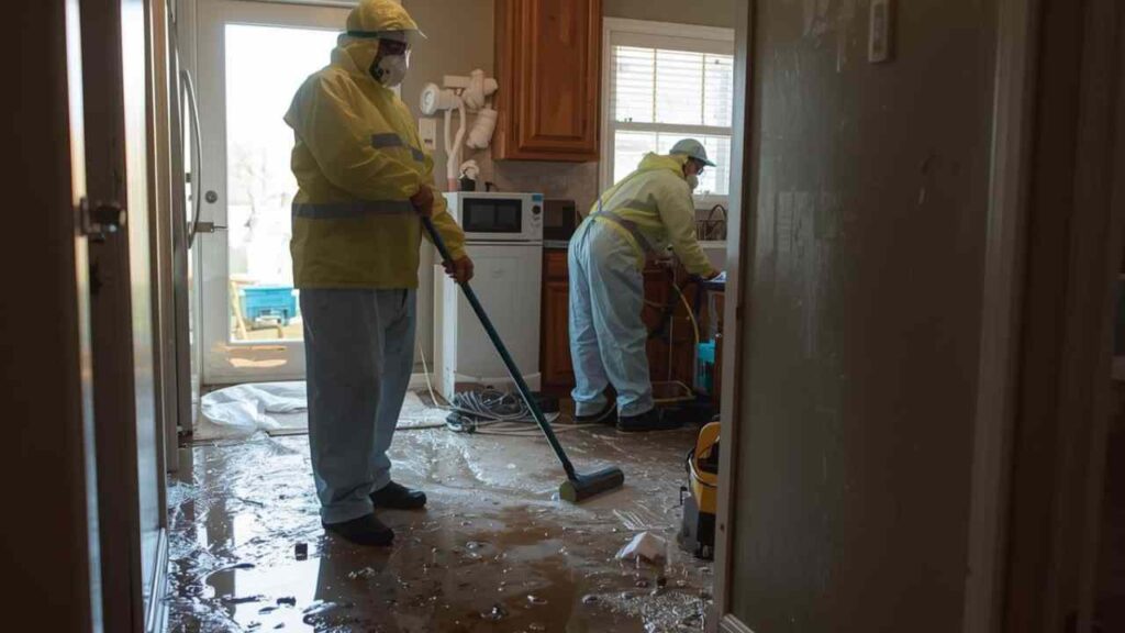 Sewage Backup & Cleanup from house heritage ranch